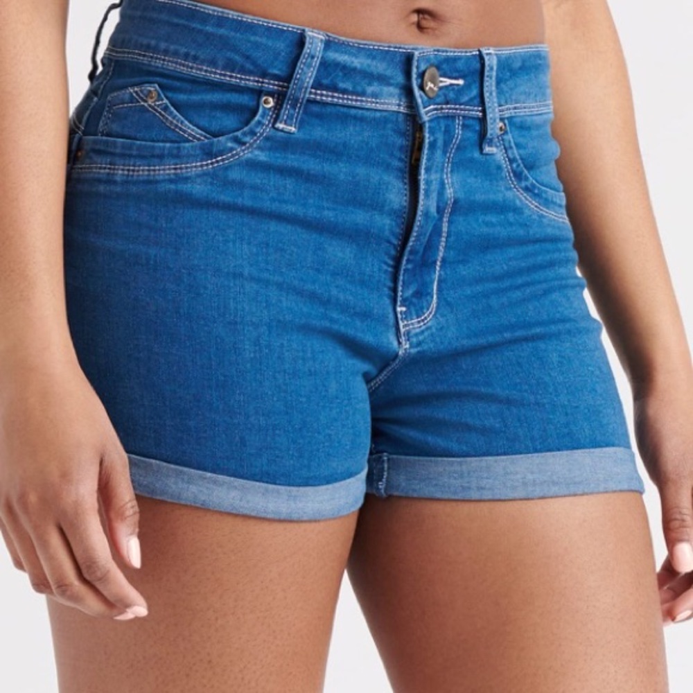 Womens denim styled shorts